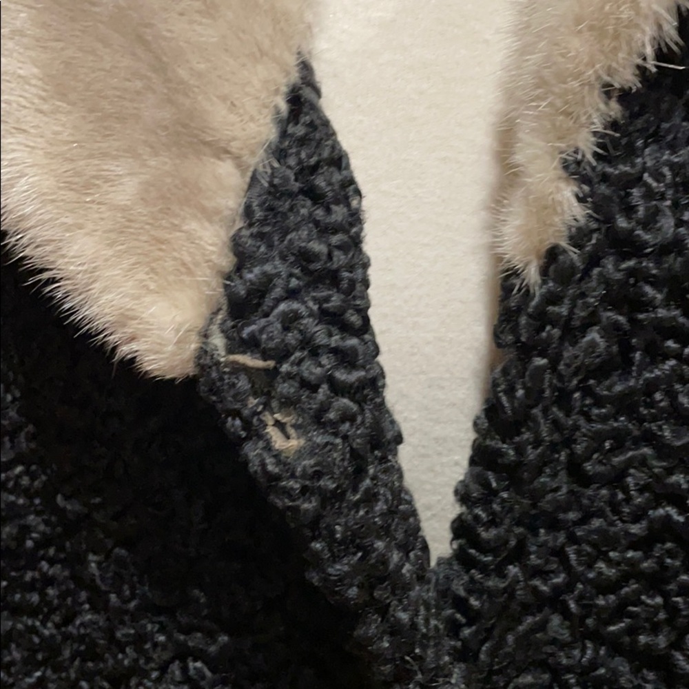 Vintage Persian Lamb And Mink Swing Coat - image 6